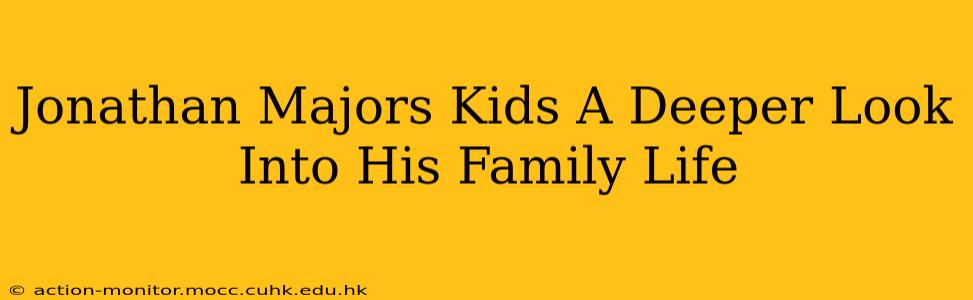 Jonathan Majors Kids A Deeper Look Into His Family Life