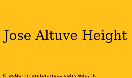 Jose Altuve Height