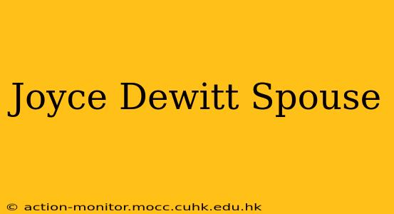 Joyce Dewitt Spouse