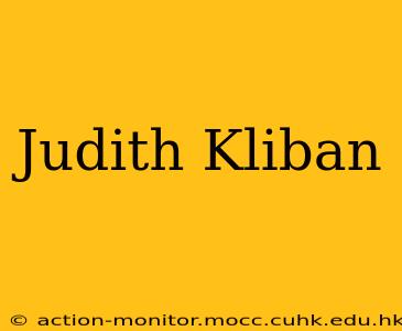 Judith Kliban