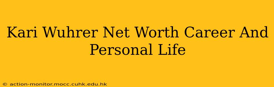 Kari Wuhrer Net Worth Career And Personal Life