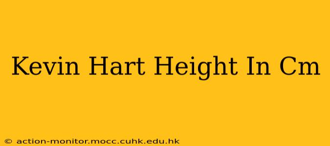 Kevin Hart Height In Cm