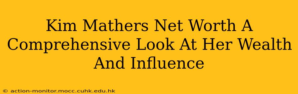 Kim Mathers Net Worth A Comprehensive Look At Her Wealth And Influence