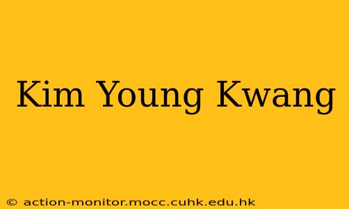 Kim Young Kwang