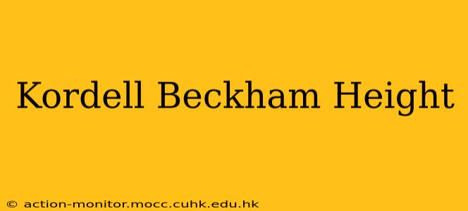 Kordell Beckham Height