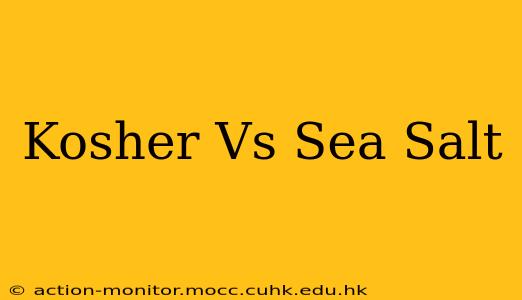 Kosher Vs Sea Salt