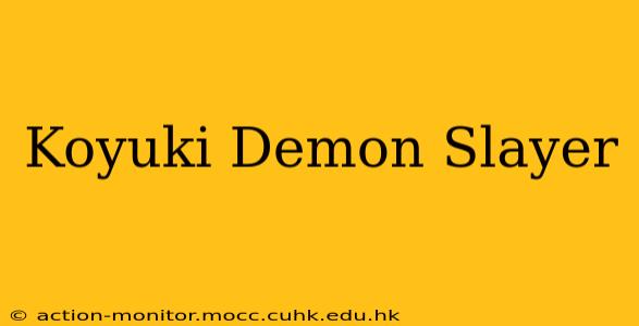 Koyuki Demon Slayer