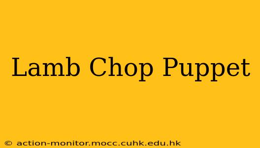 Lamb Chop Puppet