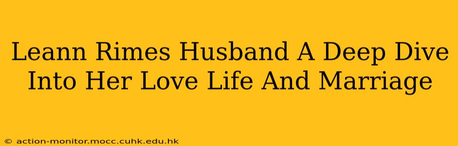 Leann Rimes Husband A Deep Dive Into Her Love Life And Marriage