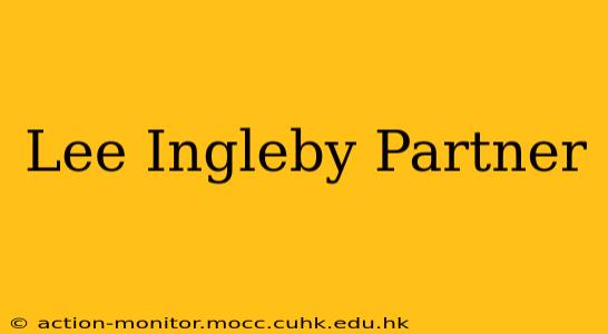 Lee Ingleby Partner