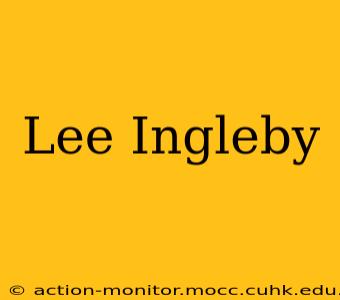 Lee Ingleby