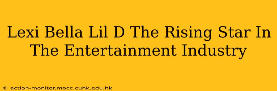Lexi Bella Lil D The Rising Star In The Entertainment Industry