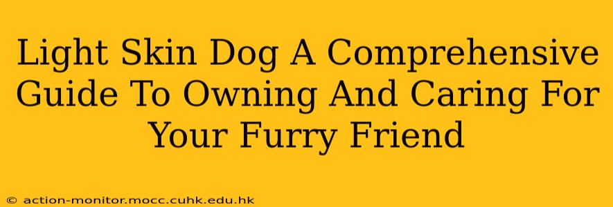 Light Skin Dog A Comprehensive Guide To Owning And Caring For Your Furry Friend