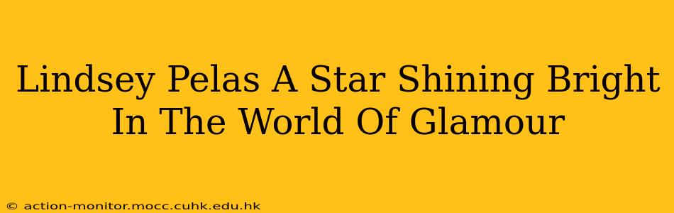 Lindsey Pelas A Star Shining Bright In The World Of Glamour