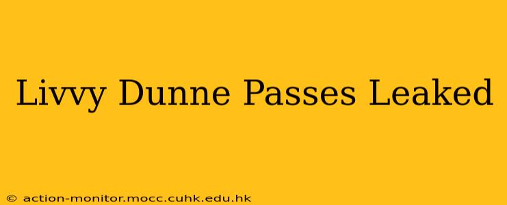 Livvy Dunne Passes Leaked