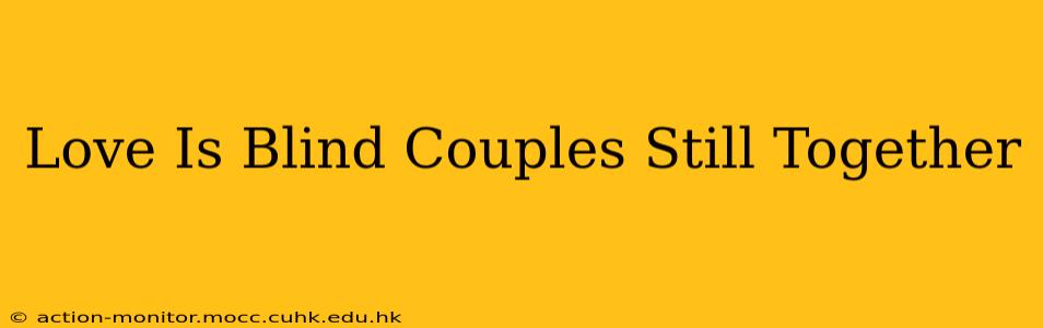 Love Is Blind Couples Still Together