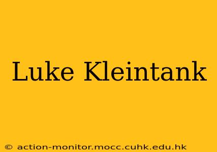 Luke Kleintank