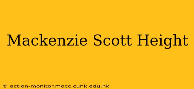 Mackenzie Scott Height