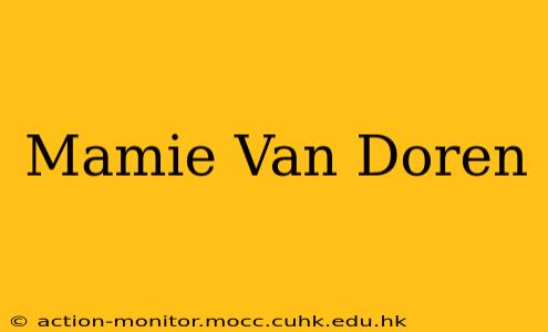 Mamie Van Doren