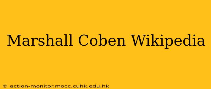 Marshall Coben Wikipedia