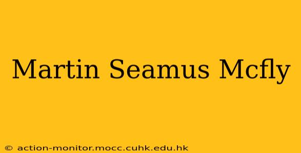 Martin Seamus Mcfly