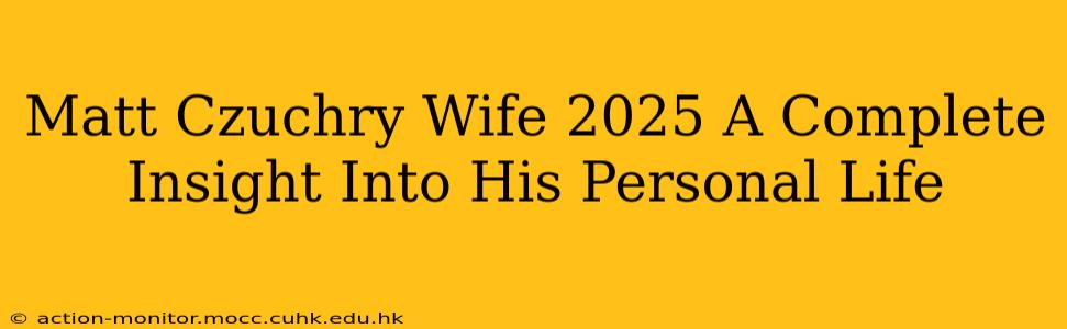 Matt Czuchry Wife 2025 A Complete Insight Into His Personal Life