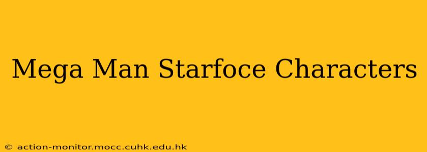 Mega Man Starfoce Characters