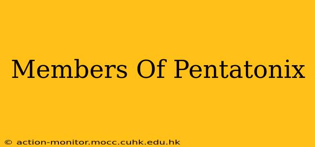 Members Of Pentatonix