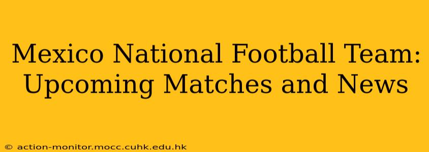 Mexico National Football Team: Upcoming Matches and News