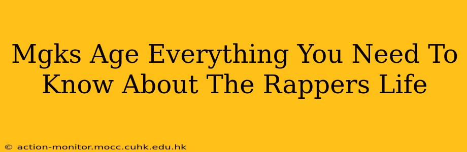 Mgks Age Everything You Need To Know About The Rappers Life