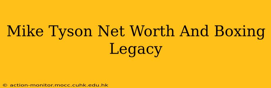 Mike Tyson Net Worth And Boxing Legacy