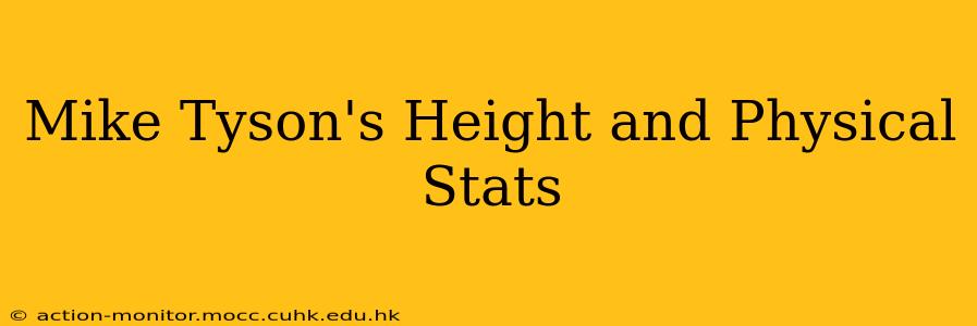Mike Tyson's Height and Physical Stats