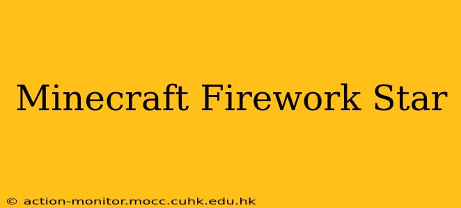 Minecraft Firework Star