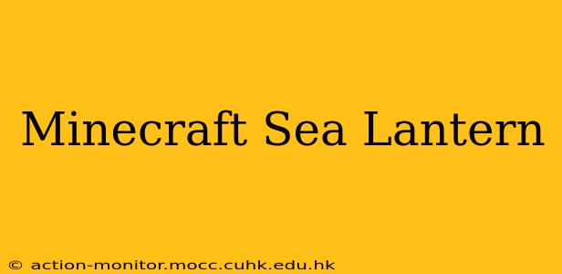 Minecraft Sea Lantern