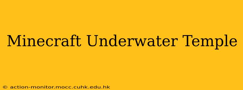 Minecraft Underwater Temple