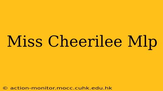 Miss Cheerilee Mlp