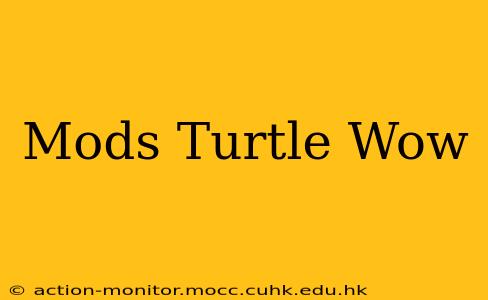 Mods Turtle Wow