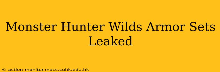 Monster Hunter Wilds Armor Sets Leaked