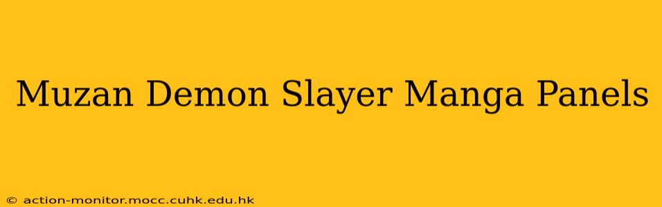 Muzan Demon Slayer Manga Panels