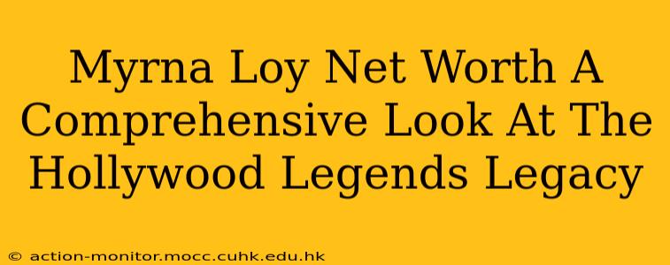 Myrna Loy Net Worth A Comprehensive Look At The Hollywood Legends Legacy