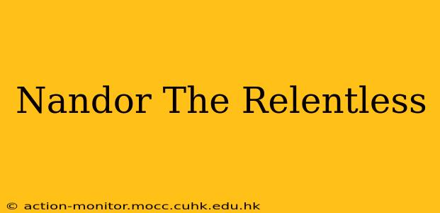 Nandor The Relentless