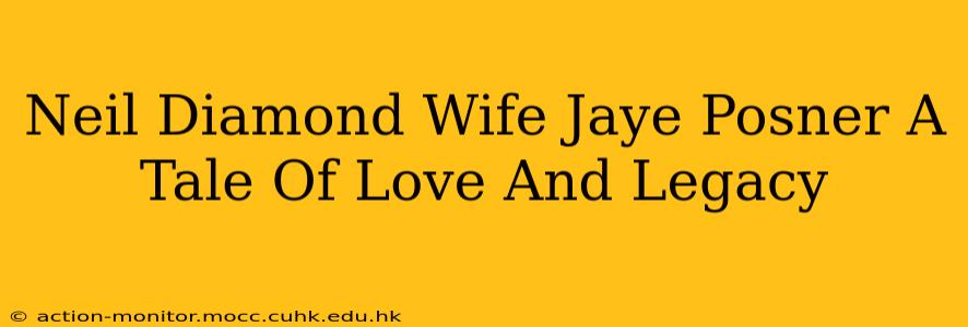Neil Diamond Wife Jaye Posner A Tale Of Love And Legacy