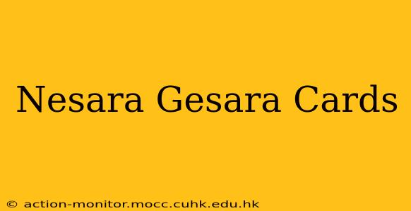 Nesara Gesara Cards
