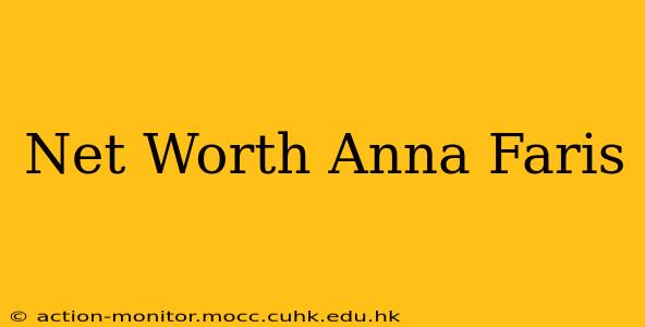 Net Worth Anna Faris