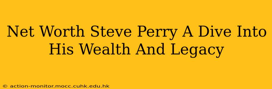 Net Worth Steve Perry A Dive Into His Wealth And Legacy
