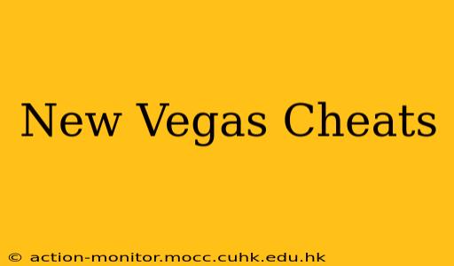 New Vegas Cheats