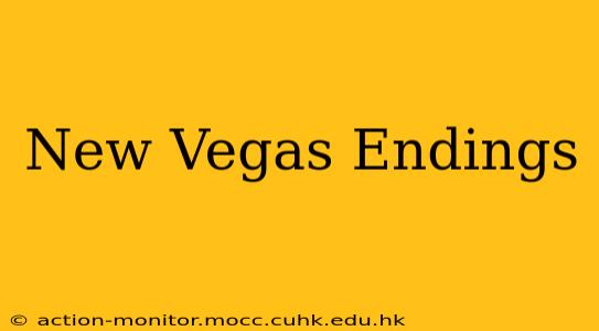 New Vegas Endings