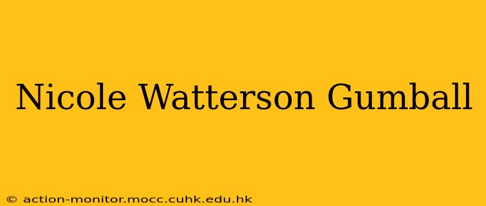 Nicole Watterson Gumball