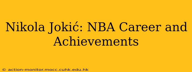 Nikola Jokić: NBA Career and Achievements