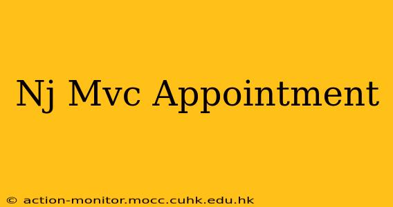 Nj Mvc Appointment